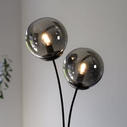 JUST LIGHT Tischleuchte BIG WIDOW | Schwarz
