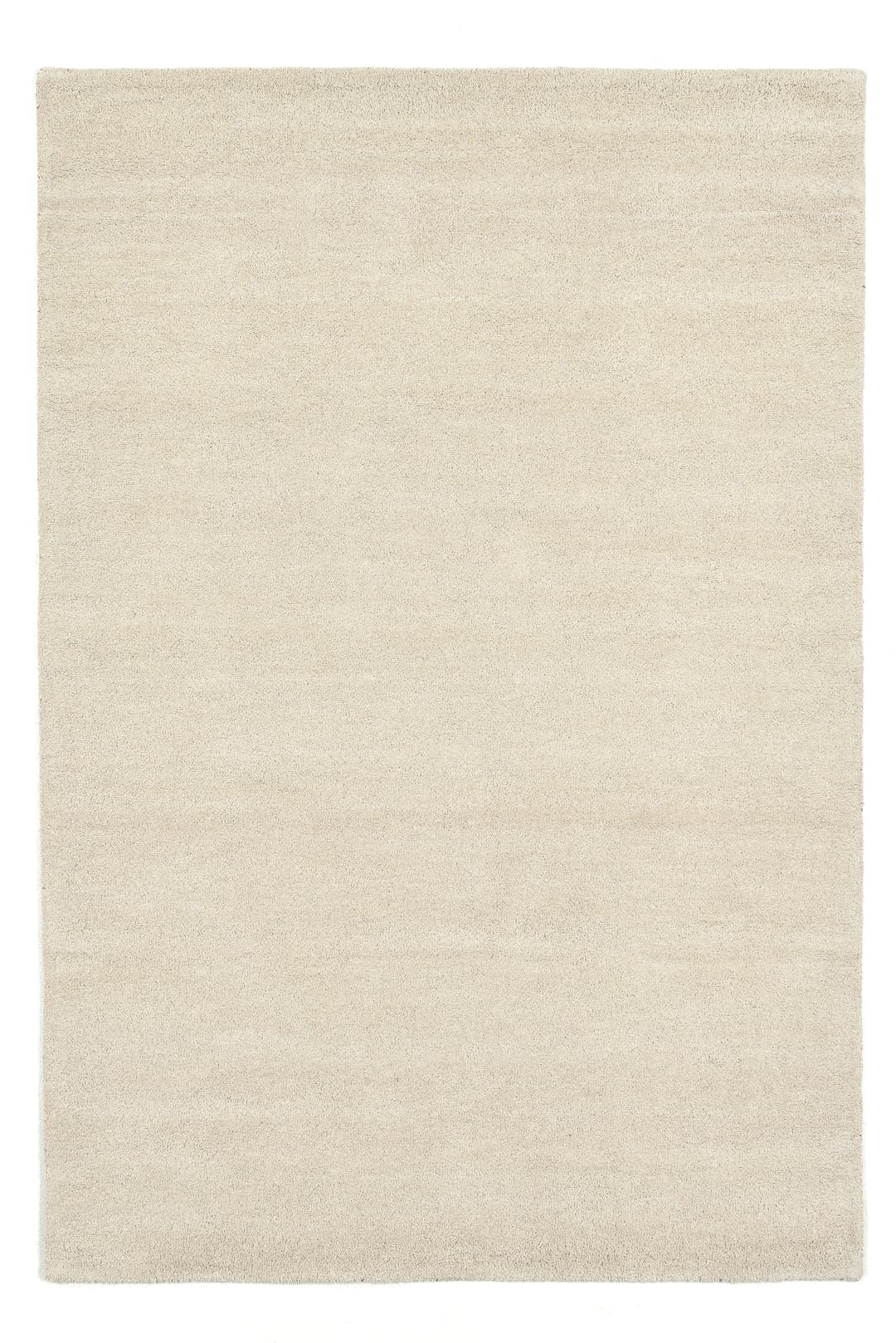 THEKO Wollteppich Gabbeh Uni | Beige
