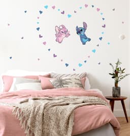 Komar Wandtattoo Stitch in Love | Mehrfarbig