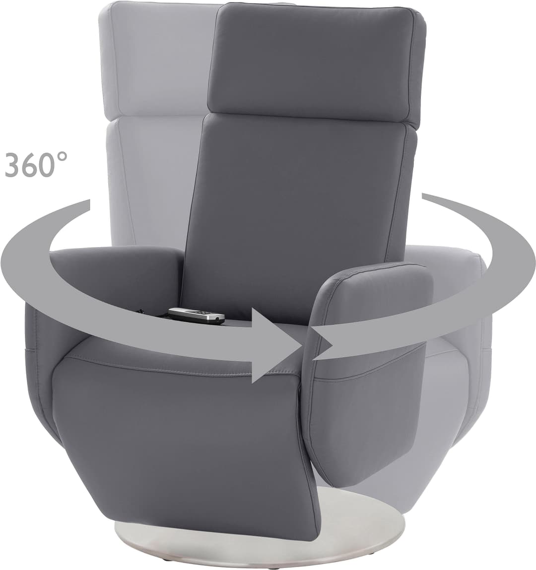 sit&more Relaxsessel Kobra | Grau