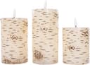 Myflair Möbel & Accessoires LED-Kerzen-Set | Holztöne