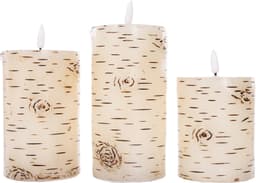 Myflair Möbel & Accessoires LED-Kerzen-Set | Holztöne