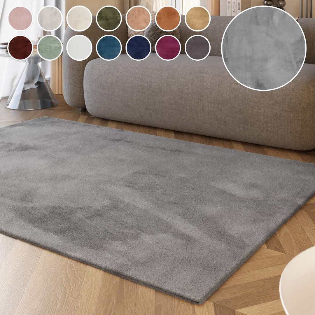 Esprit Hochflor-Teppich Alice ESP-4377 | Grau