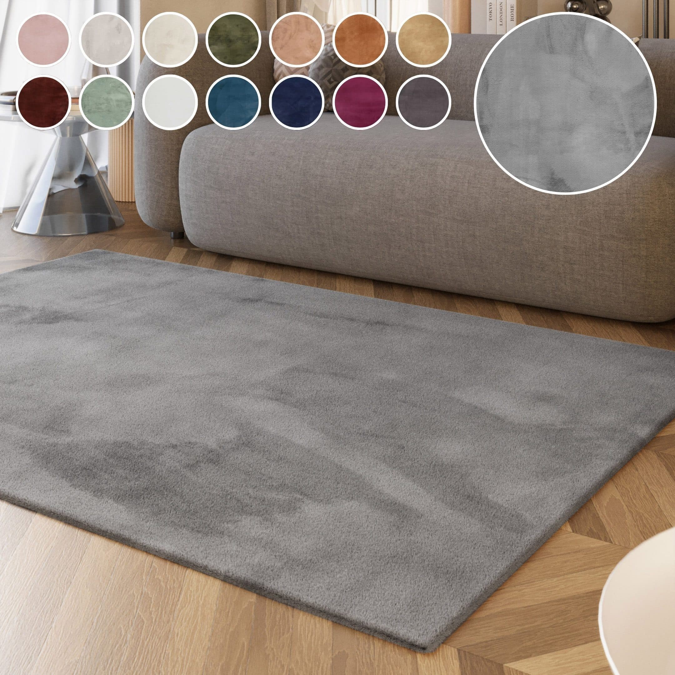 Esprit Hochflor-Teppich Alice ESP-4377 | Grau