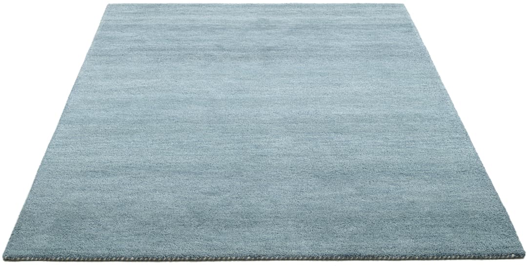 THEKO Gabbeh Uni Wollteppich | Blau