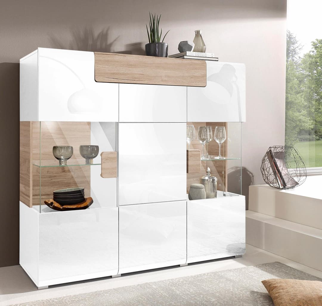 OTTO home Highboard Toledo | Weiß