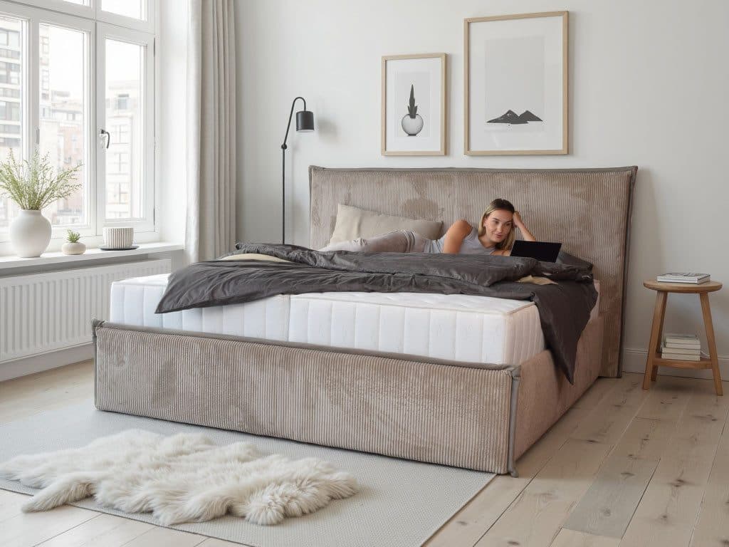 COLLECTION AB Polsterbett Marla | Beige