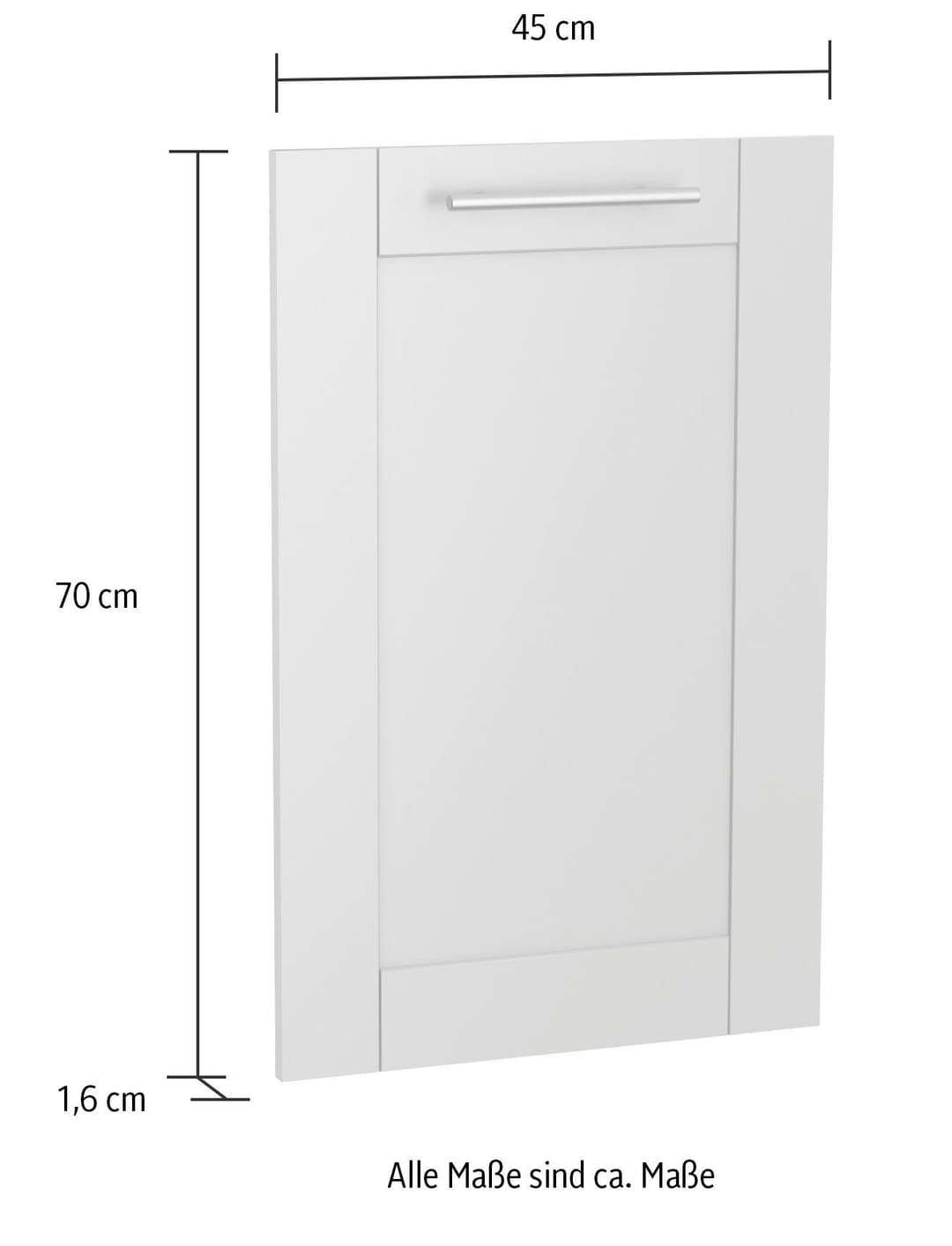 KOCHSTATION Frontblende KS-Ahus | Weiß