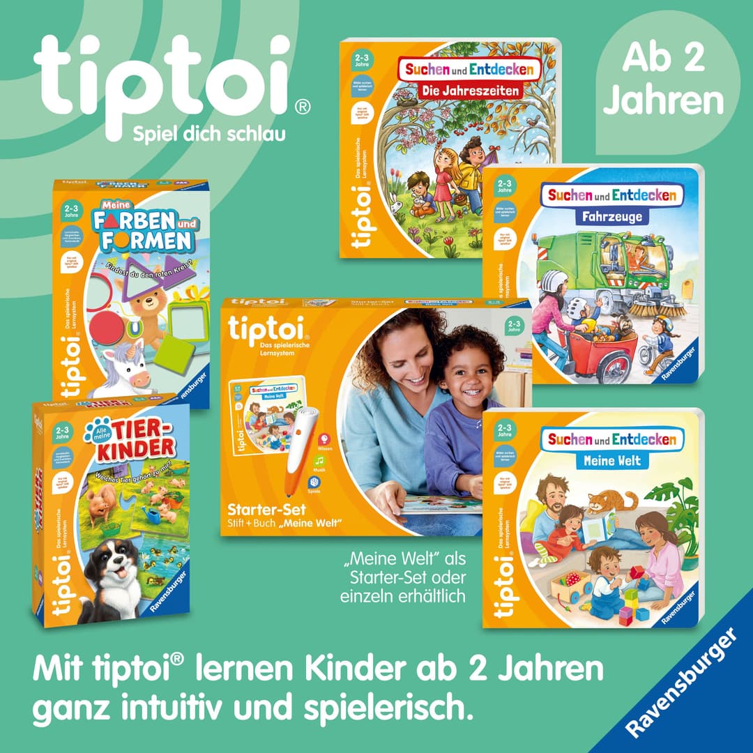 Ravensburger tiptoi® Meine Farben und Formen | Mehrfarbig