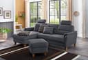 Home affaire Ecksofa Palmera L-Form | Grau