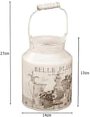 Ambiente Haus Dekovase Fleur-Milchkanne | Beige 4