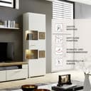 Innostyle Vitrine FUN PLUS | Weiß 4