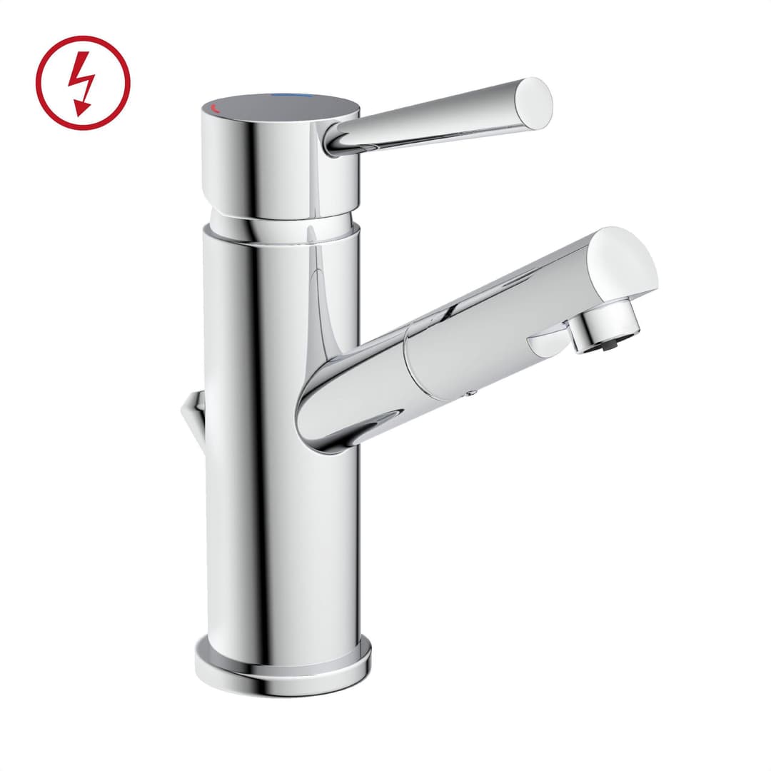 Schütte Cornwall Waschtischarmatur | Silber