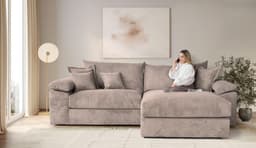 Home affaire Ecksofa Soft&Cosy XXL L-Form | Beige