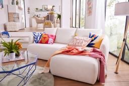 done. Dekokissen CUSHION HAPPY HELLO LOVELY | Rosa