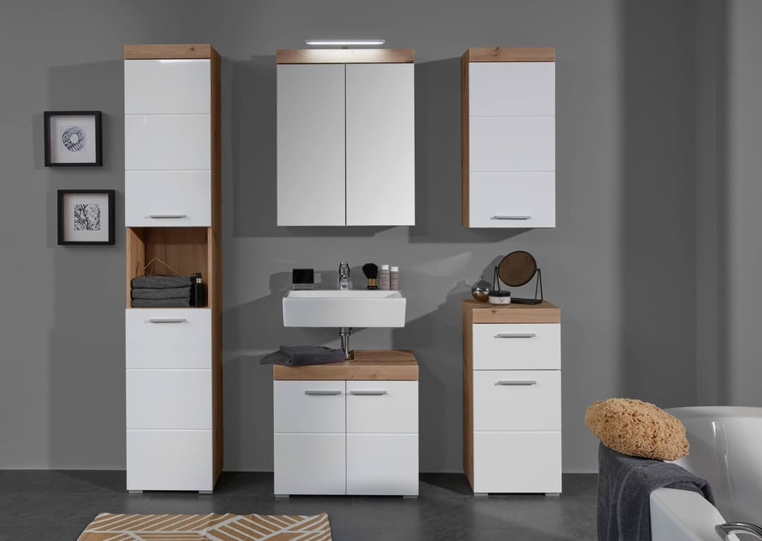 welltime Hochschrank Avena | Holztöne