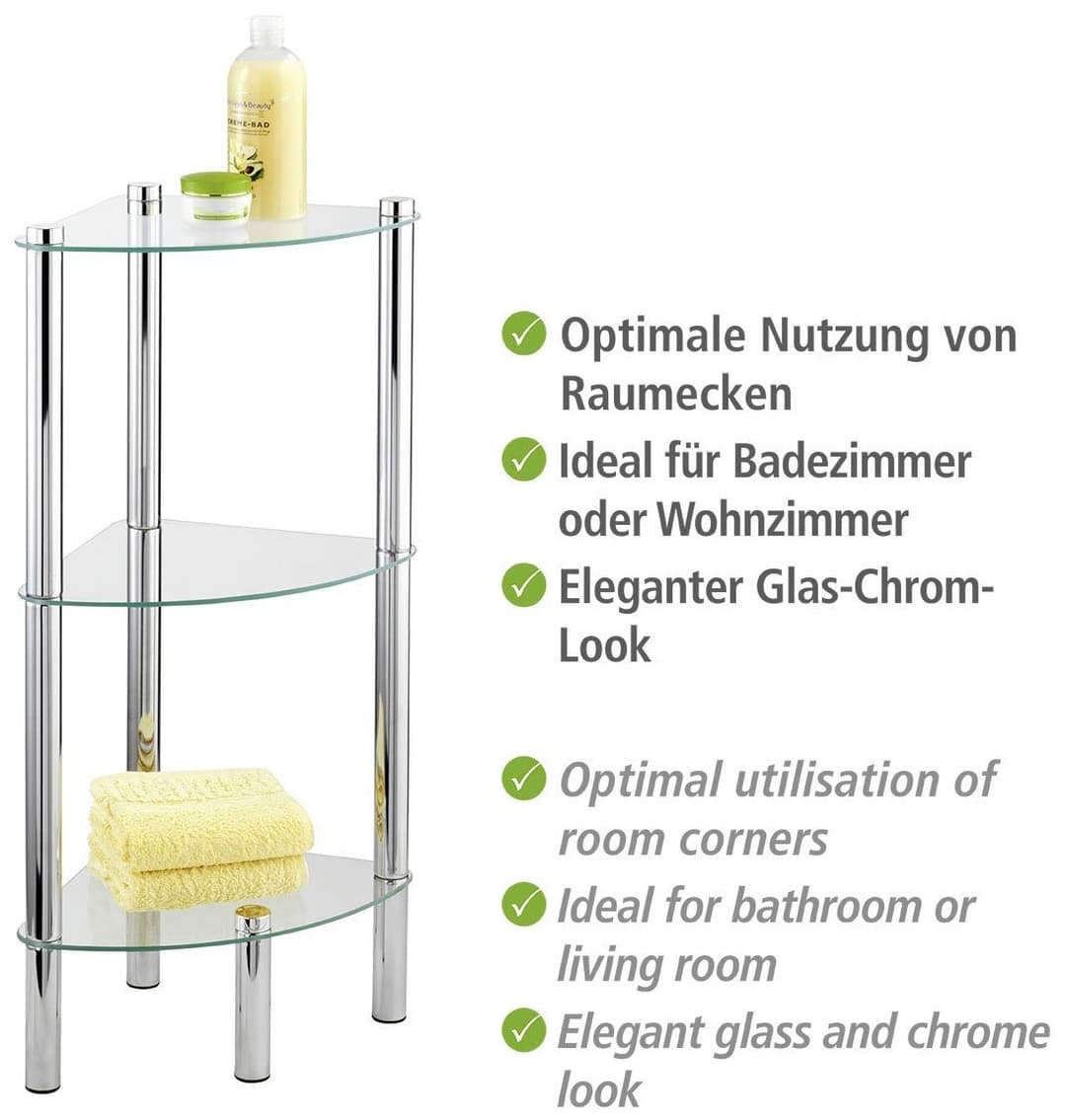 Wenko Eckregal Yago | Silber