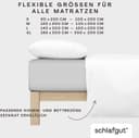Schlafgut Spannbettlaken CASUAL | Grau 5