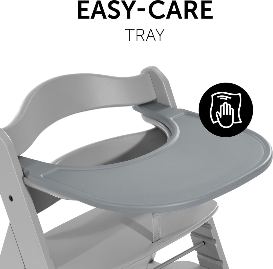 Hauck Hochstuhltablett Alpha Click Tray | Grau