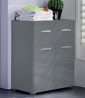 welltime Avena Badezimmerschrank | Grau