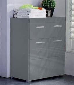 welltime Avena Badezimmerschrank | Grau