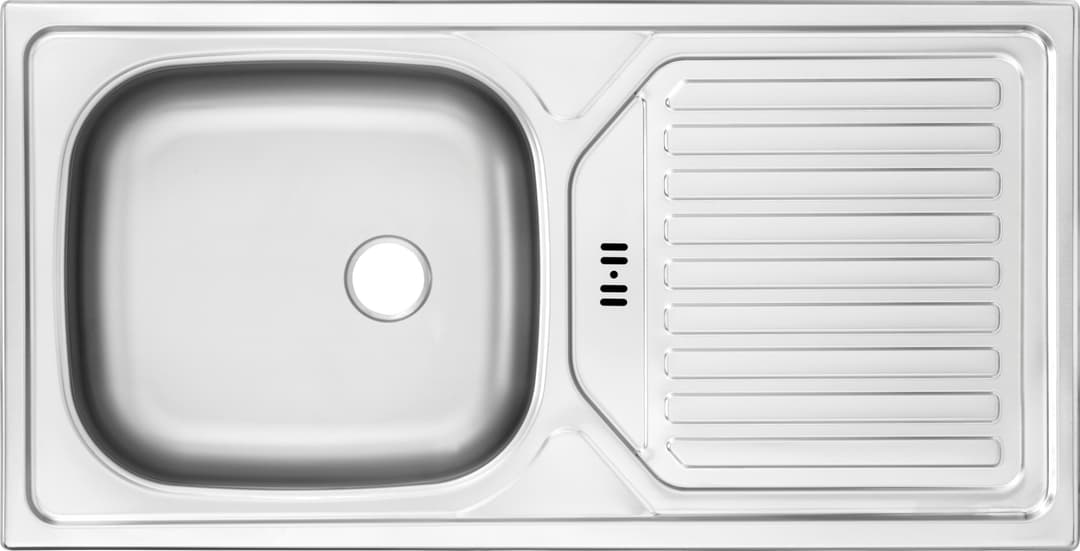 OPTIFIT Spülenschrank Roth | Weiß