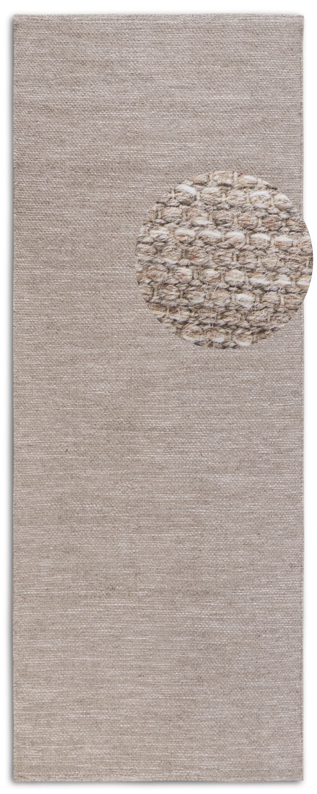 ELLE DECORATION Wollteppich Pradesh | Beige