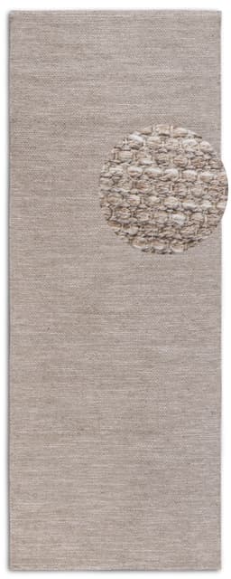 ELLE DECORATION Wollteppich Pradesh | Beige