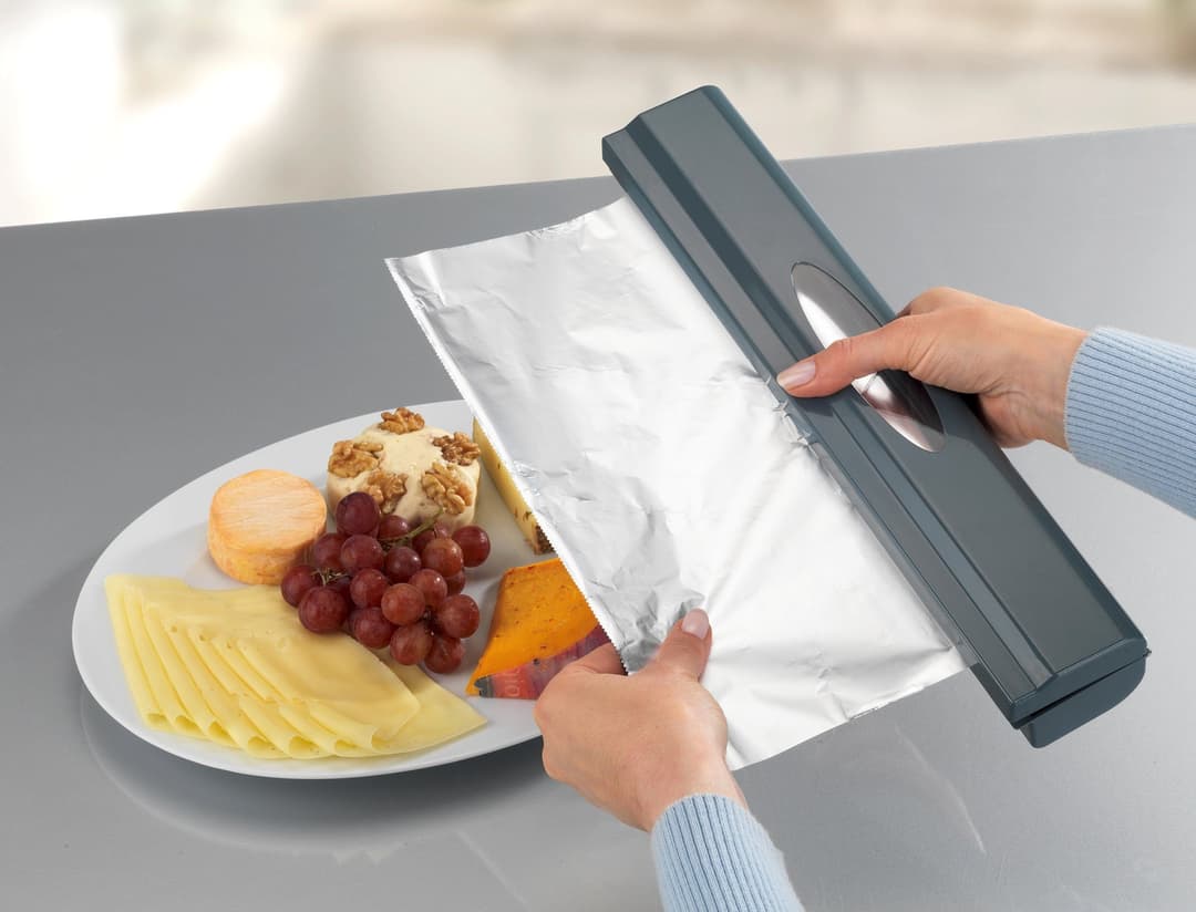 Wenko Perfect-Cutter Folienspender | Grau