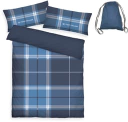 TOM TAILOR HOME Wendebettwäsche Eric | Blau
