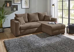 Jockenhöfer Gruppe Ecksofa Elmau L-Form | Braun