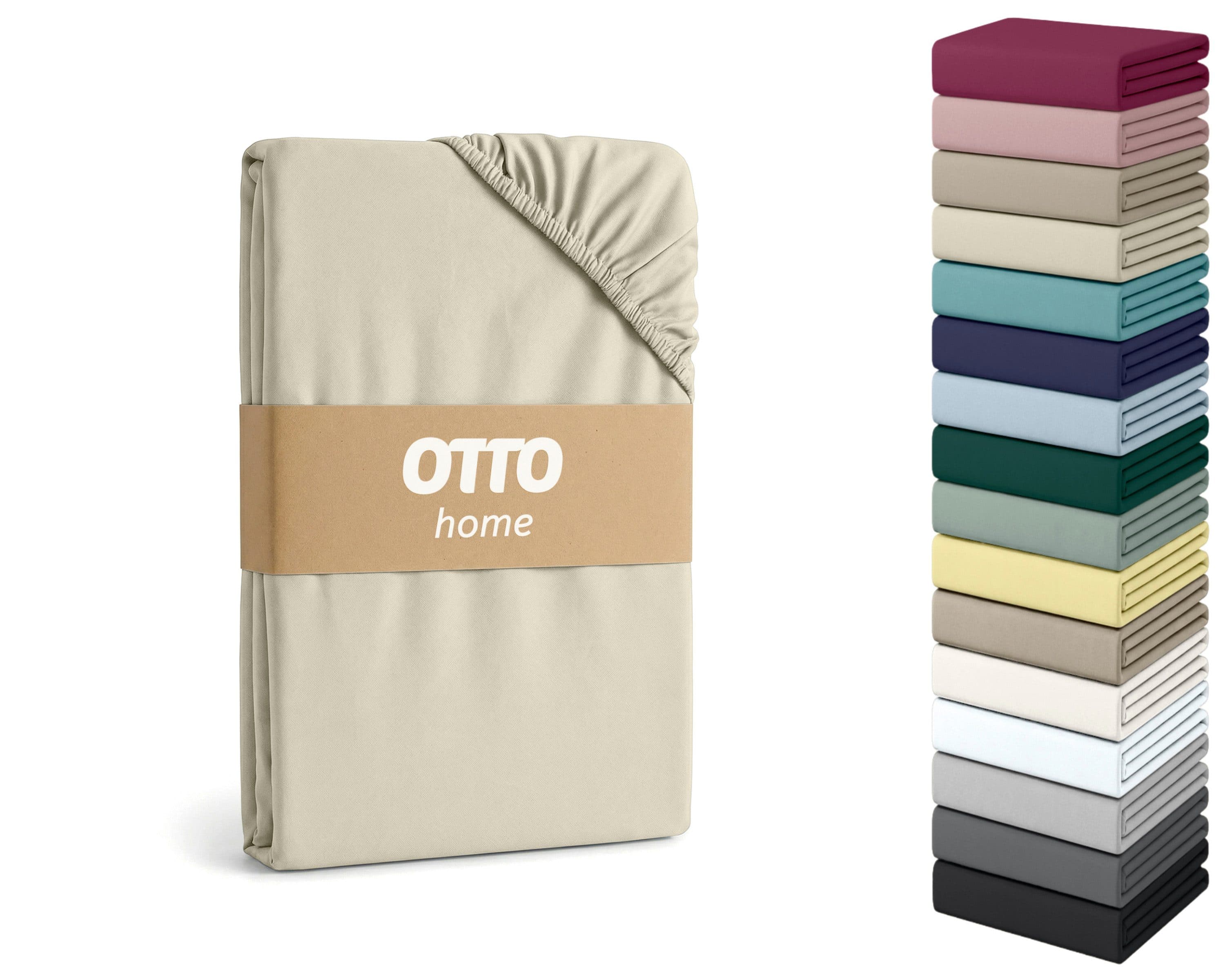 OTTO home Spannbettlaken Cremona | Beige