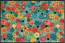 wash+dry by Kleen-Tex Fußmatte Flower Power | Mehrfarbig 3