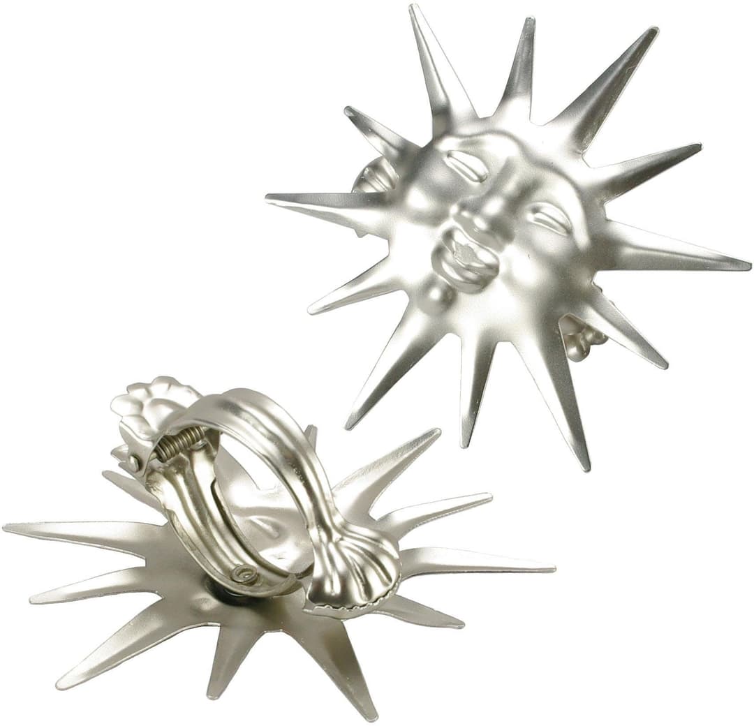 Liedeco Dekoklammer Sonne | Silber