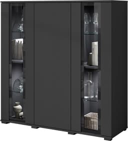 Home affaire Highboard Caro | Schwarz