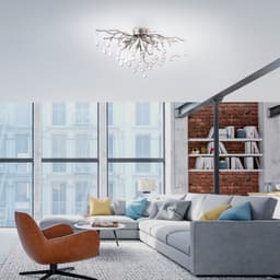 Paul Neuhaus Deckenleuchte ICICLE | Silber