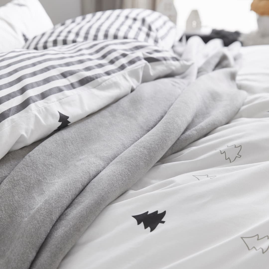 Wohndecke Greta | Grau
