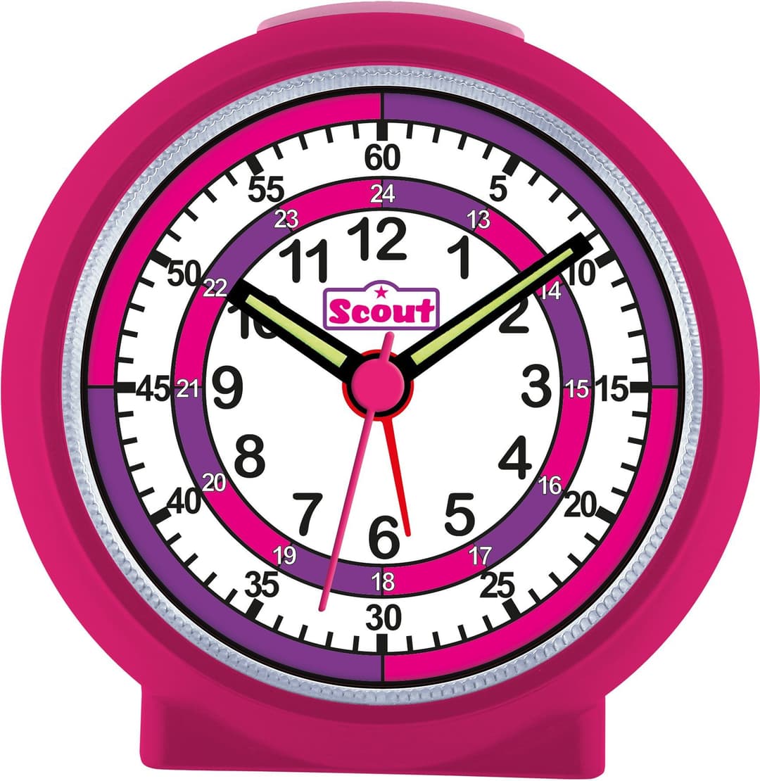 Scout Quarzwecker LearnTheTime | Rosa