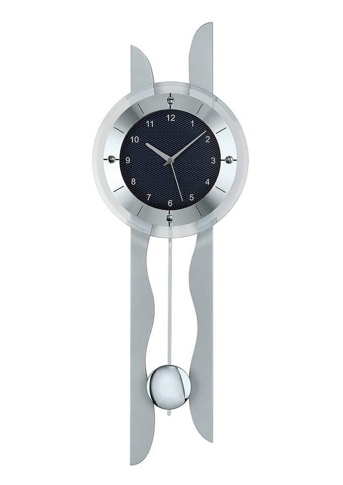 AMS Funk-Pendelwanduhr F5243 | Silber