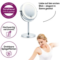 BEURER Kosmetikspiegel BS 55 | Silber