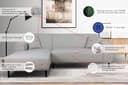 Home affaire Ecksofa ARROS L-Form | Braun 3