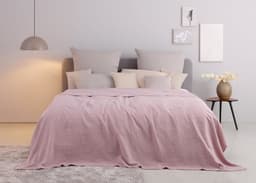 Tagesdecke Mira | Rosa