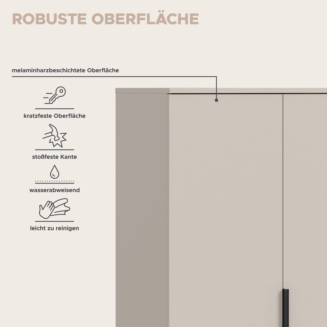 Home affaire Wäscheschrank SKARDE | Beige