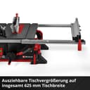 Einhell Akku-Tischkreissäge TE-TS 36/8 T Li-Solo | Rot 4