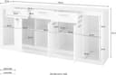 Home affaire Sideboard MERAN | Weiß 5
