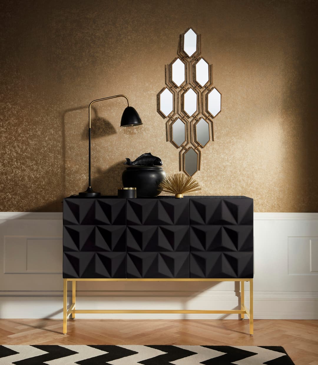 OTTO home Kommode Lavisha | Schwarz