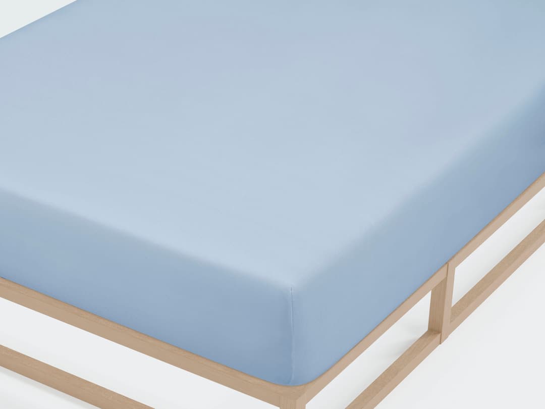 Biberna Spannbettlaken THEA | Blau