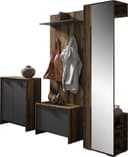 byLIVING Garderoben-Set Ben | Braun
