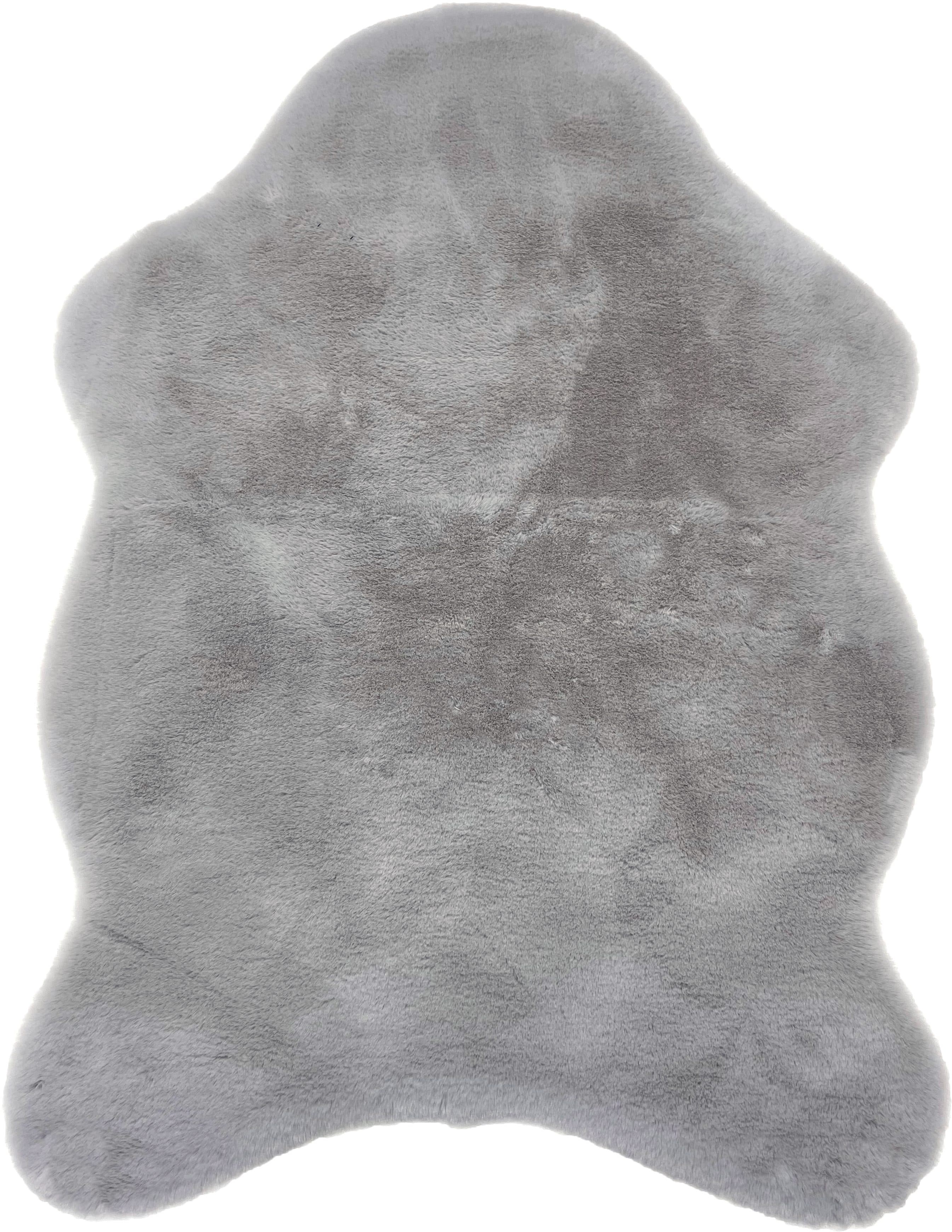 ASTRA Elda Kunstfellteppich | Silber