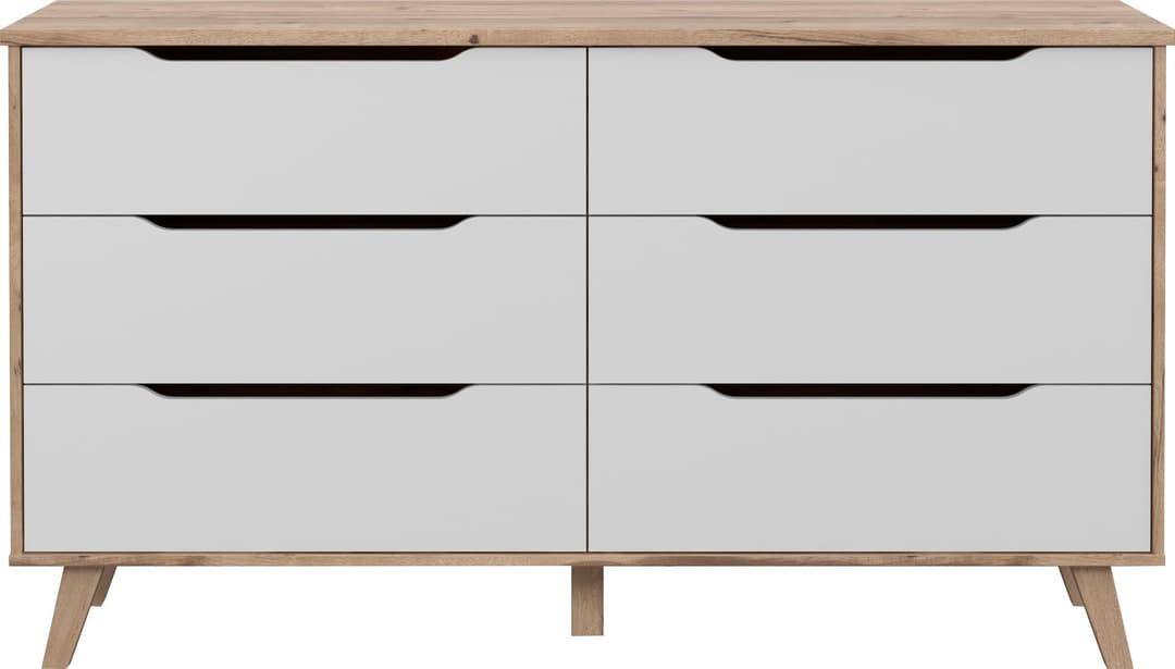 Forte Schubkastenkommode Vankka | Holztöne